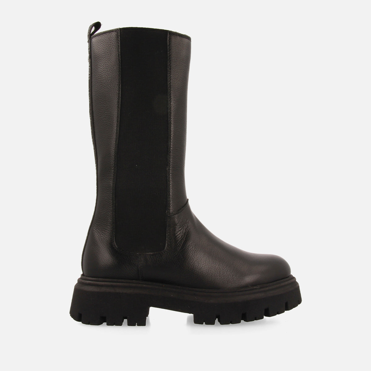 Stivali neri tipo chelsea da bambina e bambino paddeby 