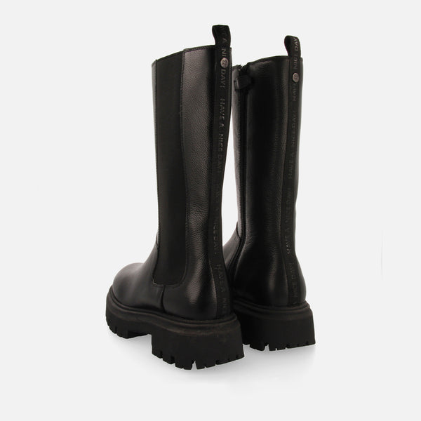 Paddeby children's black chelsea boots