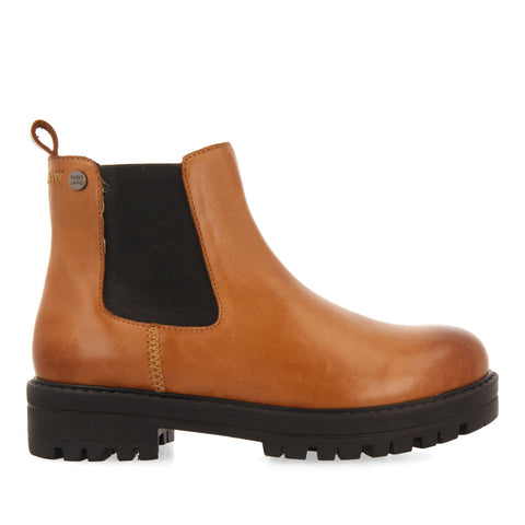 BOTINES CUERO TIPO CHELSEA DE PIEL PARA NIÑA Y NIÑO ZIRL