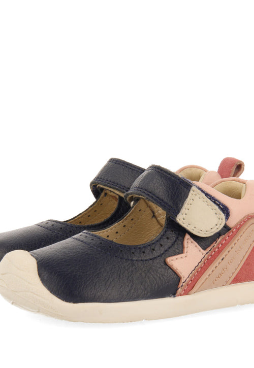 Dunbeg my first gioseppo babies' multicoloured leather ballet flats