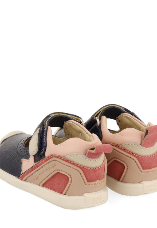 Dunbeg my first gioseppo babies' multicoloured leather ballet flats