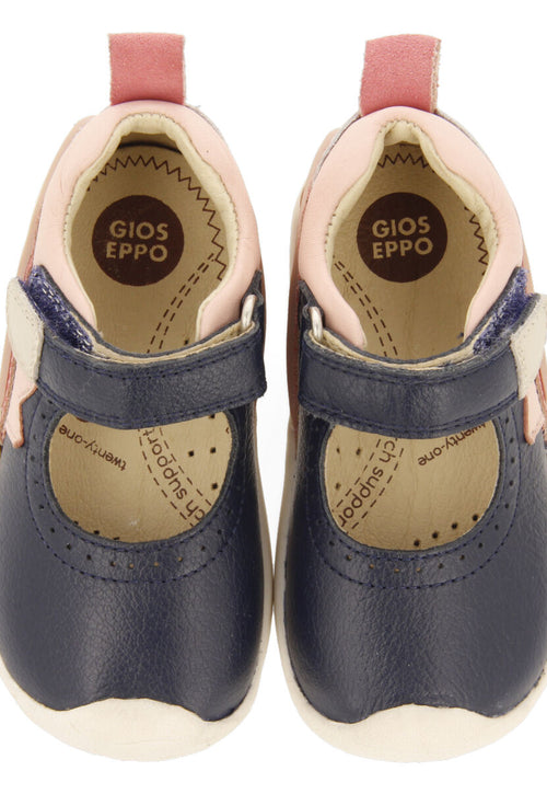 Dunbeg my first gioseppo babies' multicoloured leather ballet flats