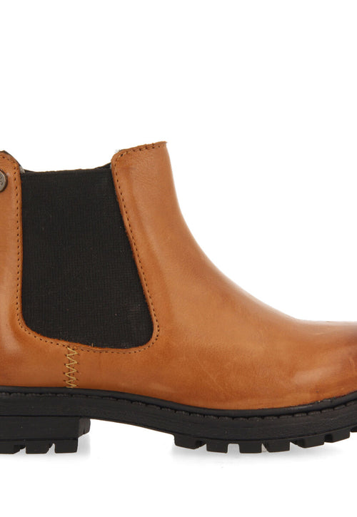 Balmedie children's tan leather chelsea boots