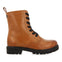 Caol children's tan leather lace-up ankle boots