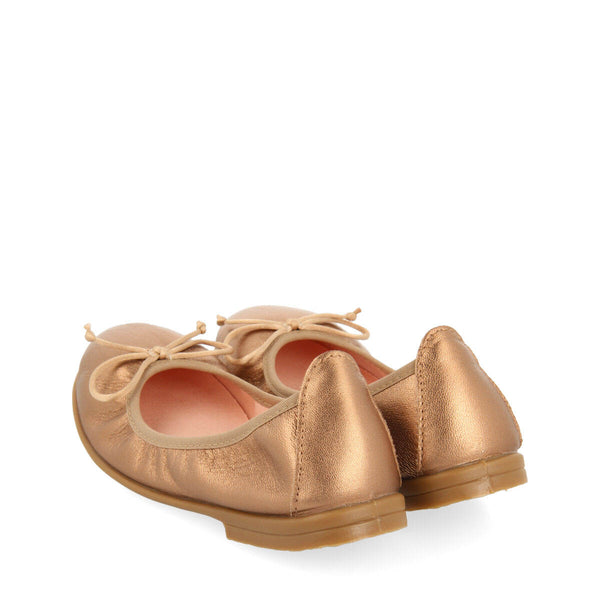 SABRINAS DE COR OURO ROSADO DE PELE PARA MENINA VOLDERS