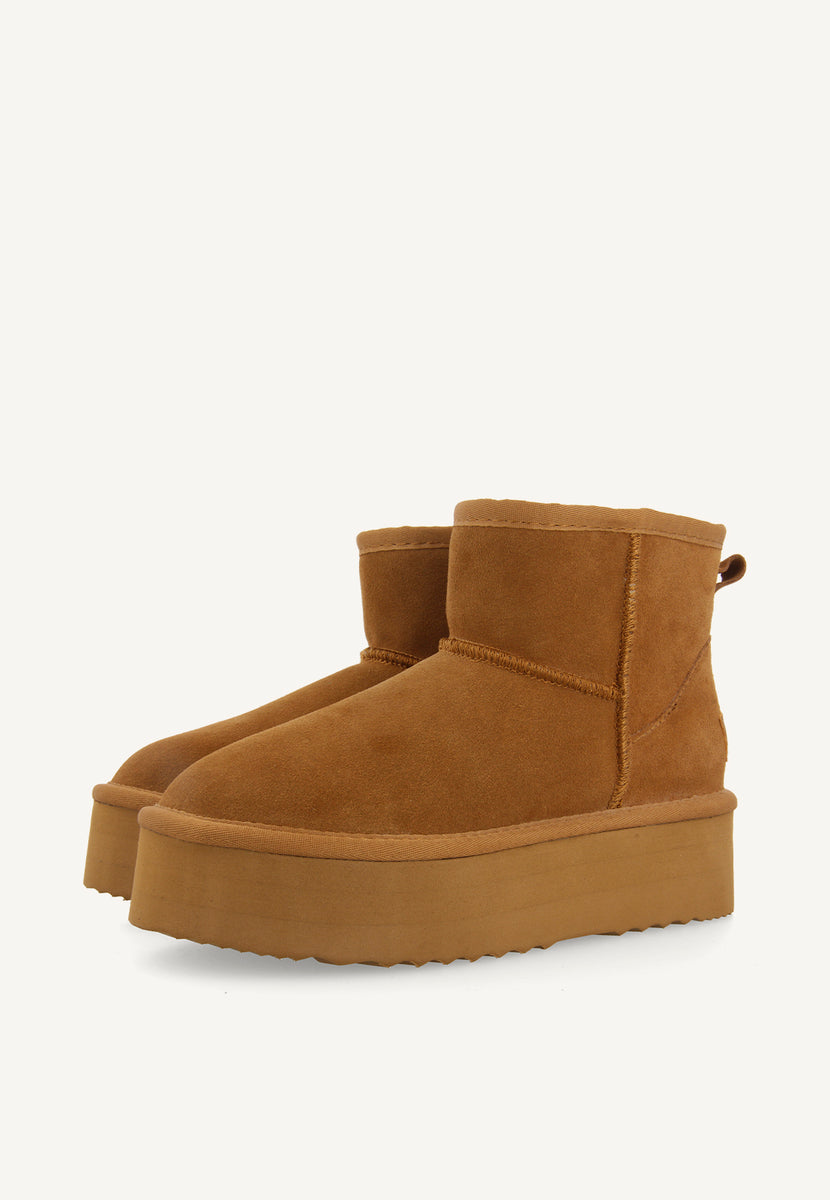 BOTAS AUSTRALIANAS COLOR CUERO CON PLATAFORMA PARA MUJER BANCROFT