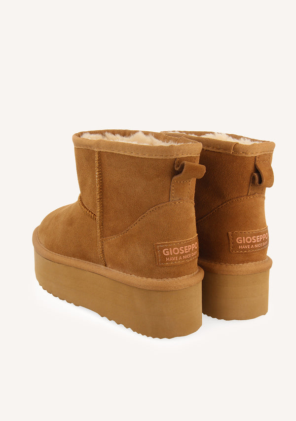 BOTAS AUSTRALIANAS COLOR CUERO CON PLATAFORMA PARA MUJER BANCROFT