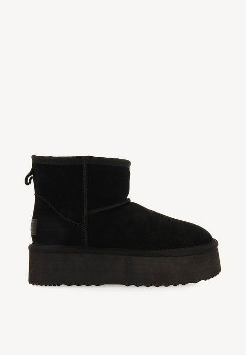 BOTAS AUSTRALIANAS NEGRAS CON PLATAFORMA PARA MUJER BANCROFT