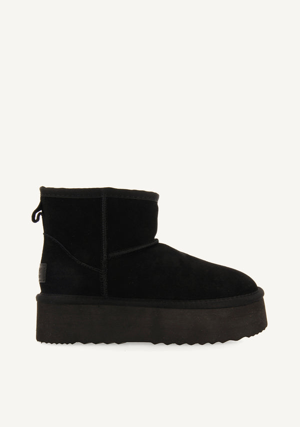 BOTAS AUSTRALIANAS NEGRAS CON PLATAFORMA PARA MUJER BANCROFT