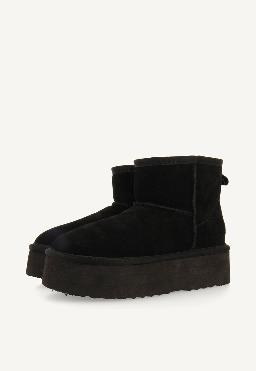 BOTAS AUSTRALIANAS NEGRAS CON PLATAFORMA PARA MUJER BANCROFT