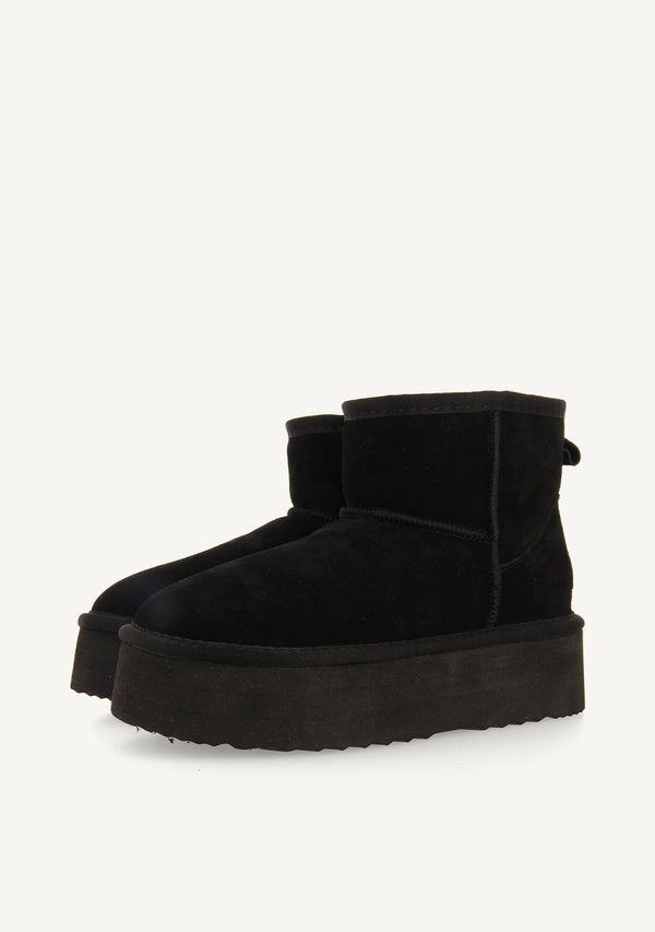 BOTAS AUSTRALIANAS NEGRAS CON PLATAFORMA PARA MUJER BANCROFT
