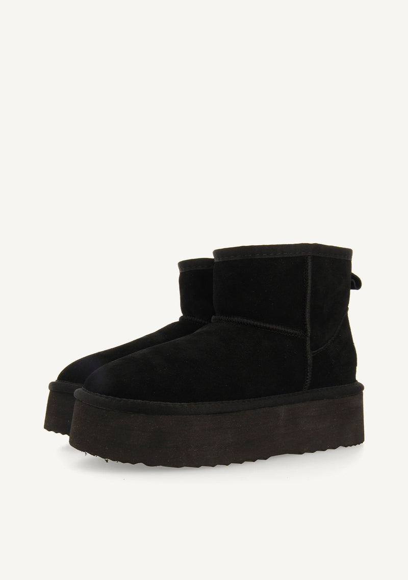 BOTAS AUSTRALIANAS NEGRAS CON PLATAFORMA PARA MUJER BANCROFT