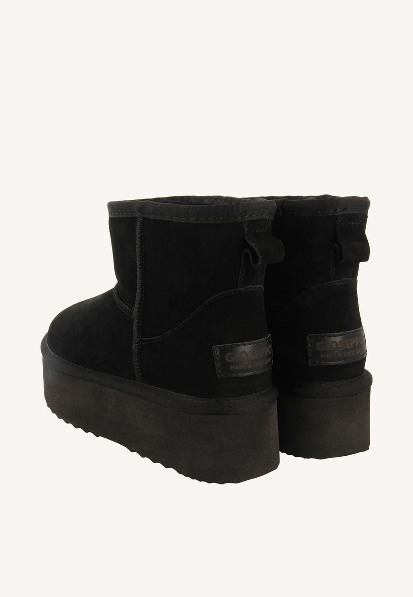 BOTAS AUSTRALIANAS NEGRAS CON PLATAFORMA PARA MUJER BANCROFT