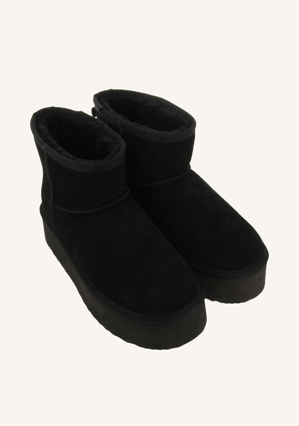 BOTAS AUSTRALIANAS NEGRAS CON PLATAFORMA PARA MUJER BANCROFT