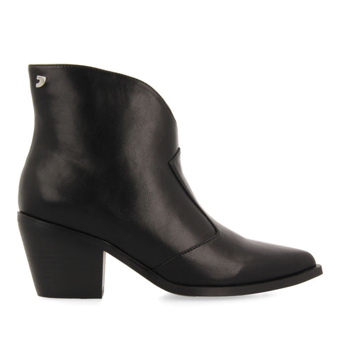 BOTÍN ESTILO COWBOY NEGRO PARA MUJER PORTREE