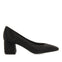 Darnick women's black court shoes with crystals