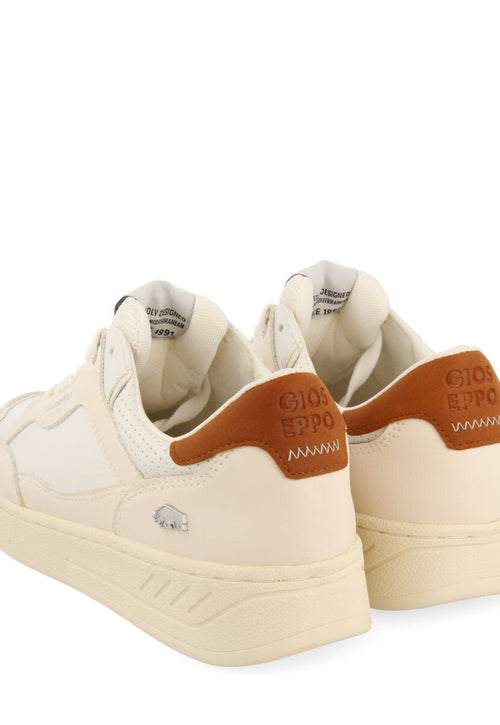 Paudorf men's cream retro sneakers