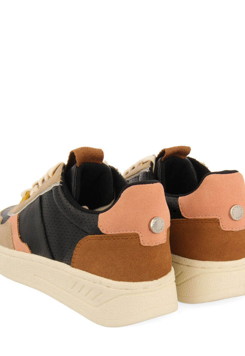 Sneakers negras estilo retro con tonos pastel para mujer beresford 