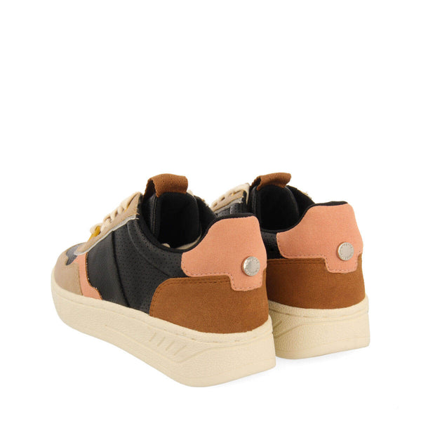 Sneakers negras estilo retro con tonos pastel para mujer beresford 