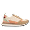 Davis women's cream sneakers with multicoloured details