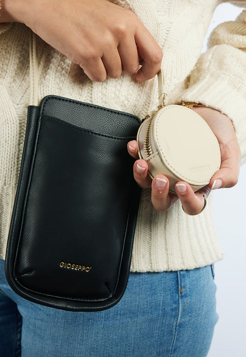 Bolso mini negro bandolera - hoydal