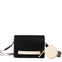Bolso bandolera negro con detalles off-white - jaren