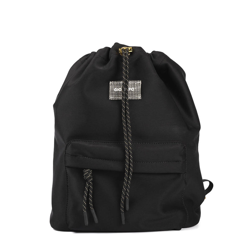 Lolland black backpack with pocket