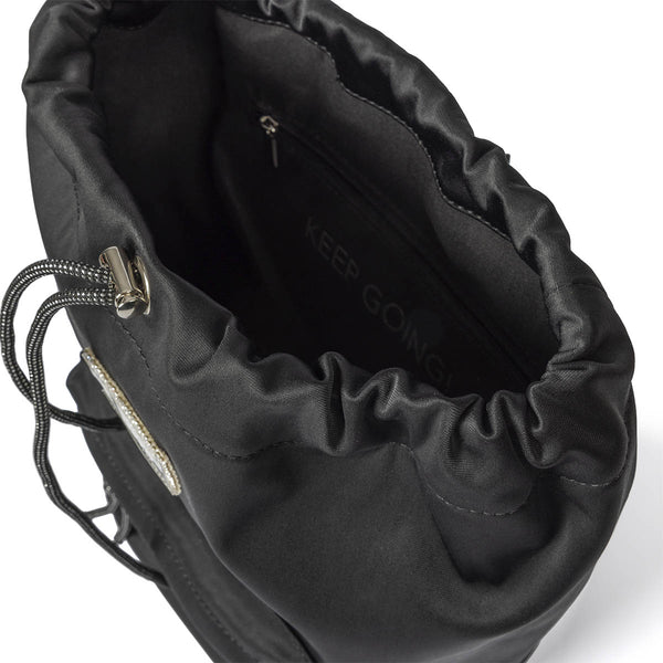 Lolland black backpack with pocket