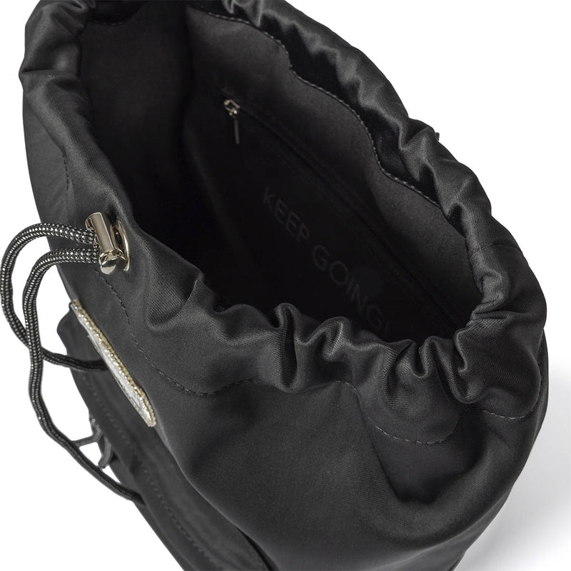 Lolland black backpack with pocket