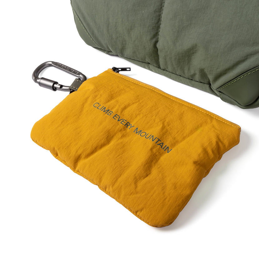 SAC SHOPPER MATELASSÉ COULEUR KAKI - ODDA 