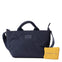 Borsa a spalla blu navy con tracolla - perg