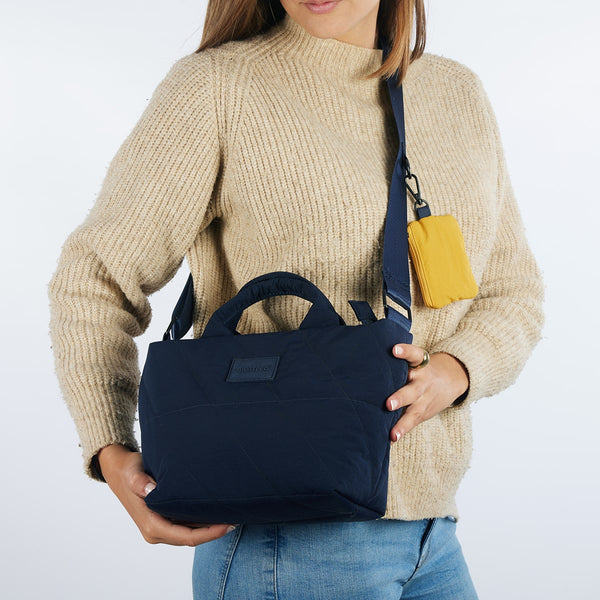 Perg navy blue crossbody bag