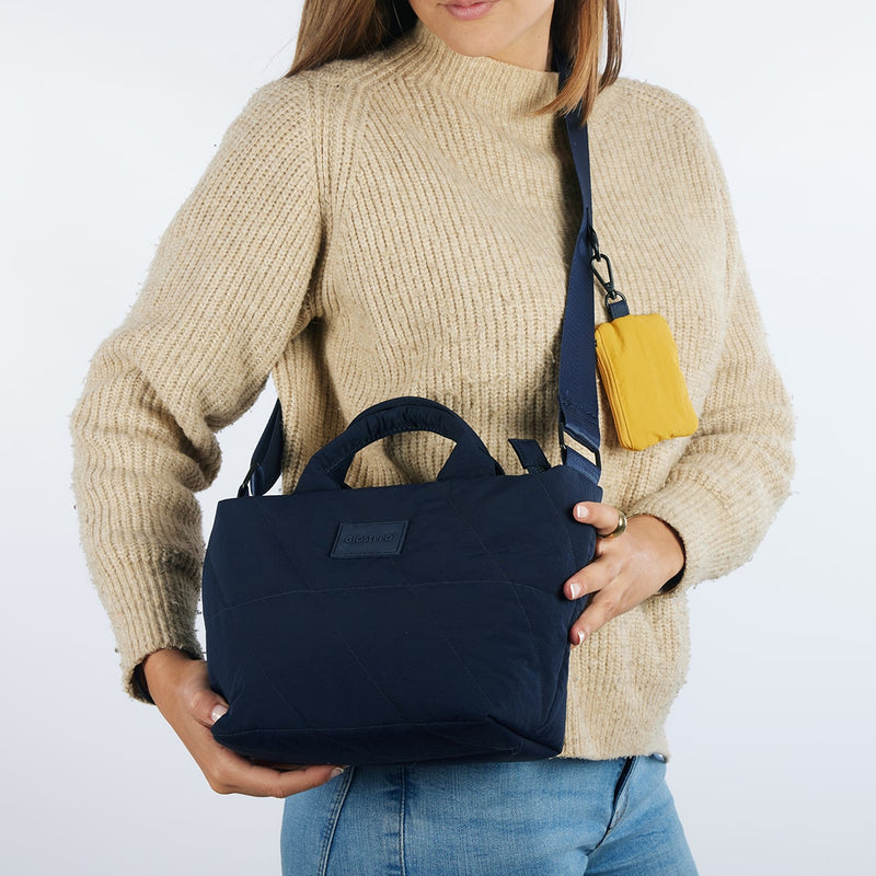 Perg navy blue crossbody bag