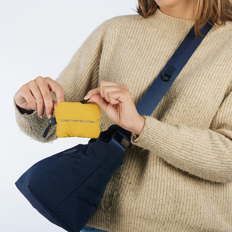 Perg navy blue crossbody bag