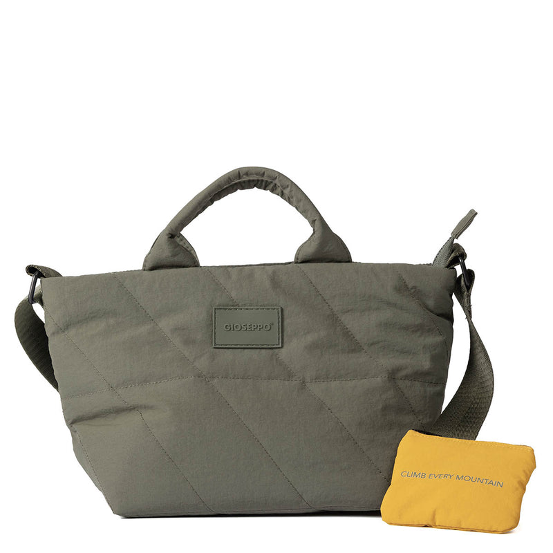Perg khaki crossbody bag
