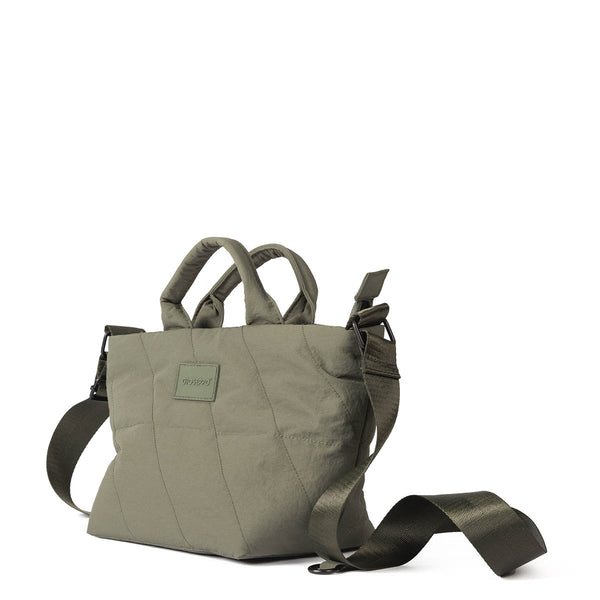 Perg khaki crossbody bag