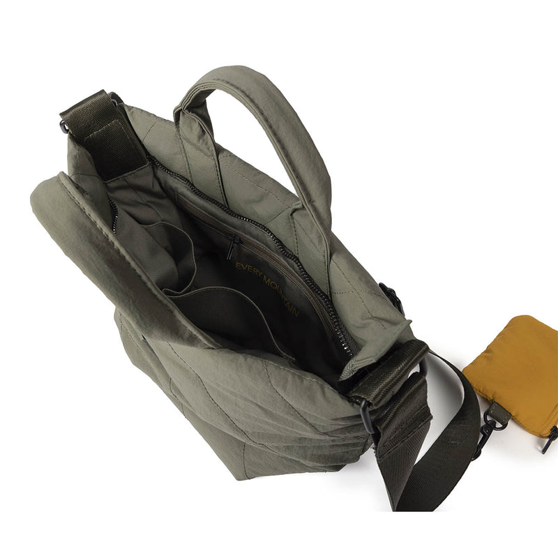 Perg khaki crossbody bag