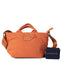 Bolso de hombro teja con bandolera - perg