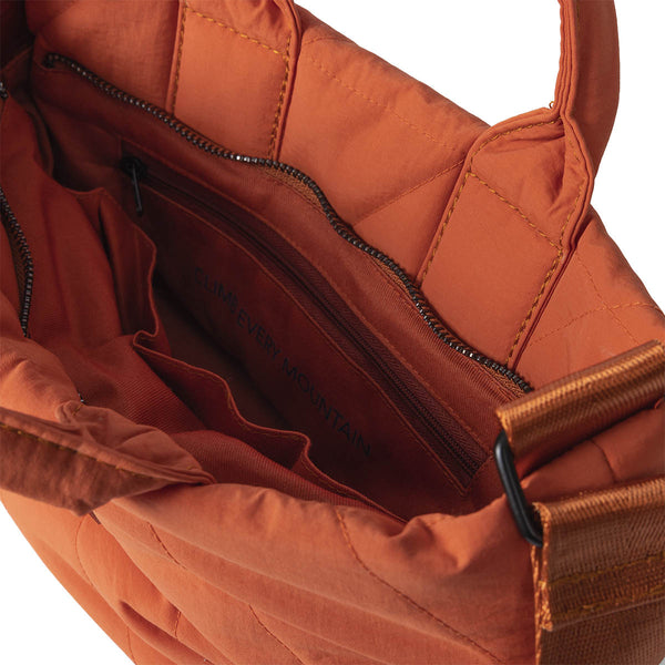 Perg terracotta crossbody bag