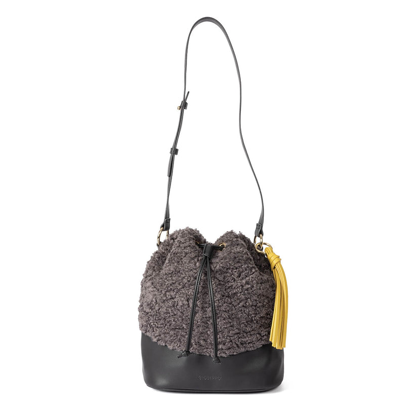 SAC STYLE BOHO COULEUR GRISE - SILSAND  