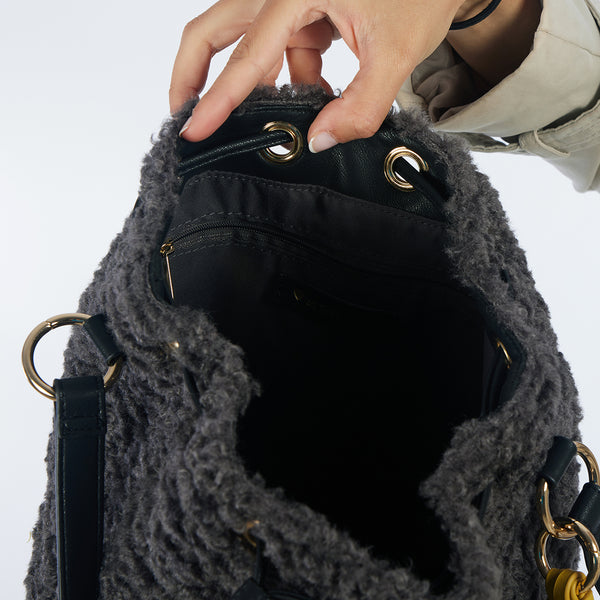 Silsand grey boho bag