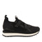 Sneakers tipo calcetín negras monocolor con detalle de cristales para mujer drongan 