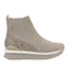 Eggedal women's grey chelsea boot-style sneakers with crystals