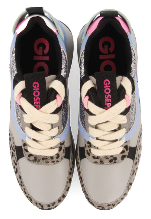 Sneakers gris con mix de estampados para mujer obsteig 