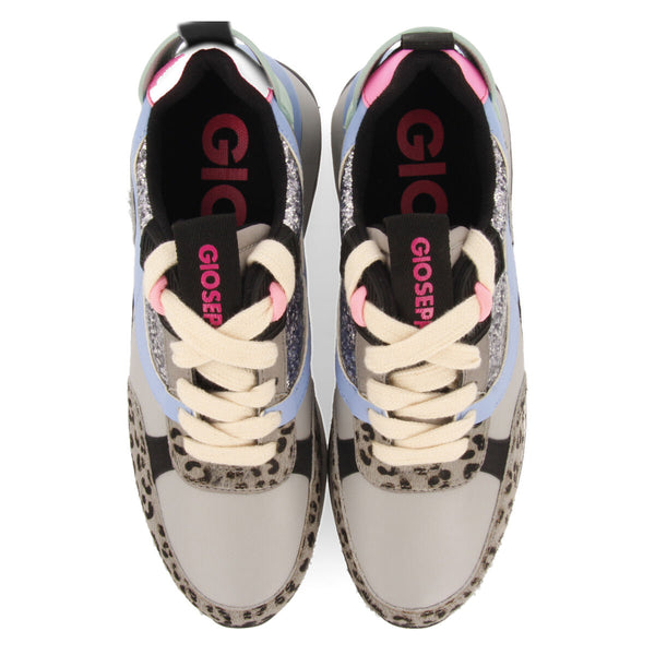 SNEAKERS CINZENTOS COM MIX DE ESTAMPADOS PARA MULHER OBSTEIG 