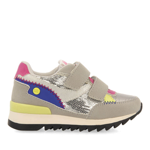 SNEAKERS À PAILLETTES ARGENT POUR FILLE ET GARÇON BIBERW 