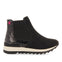 Sneakers tipo botín chelsea con detalle brillante negro para niña y niño luncarty