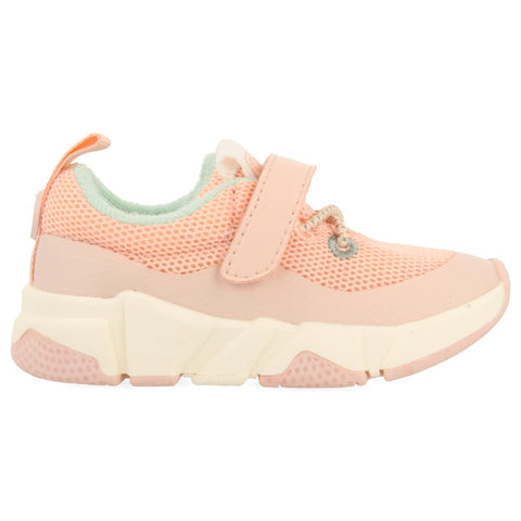 SNEAKERS ROSAS CON ACENTOS DE COLOR PARA BEBÉ YULEE