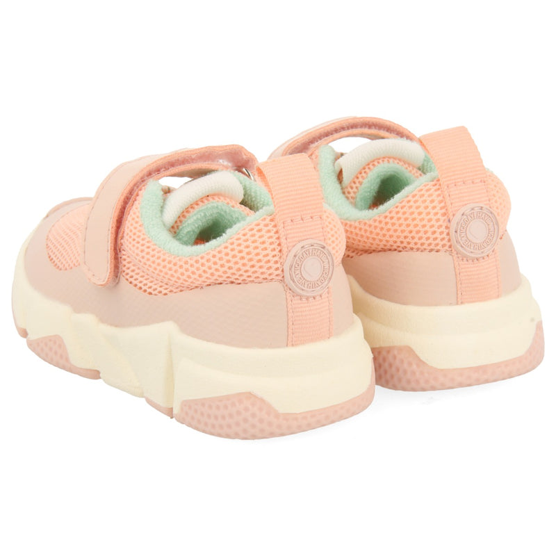 SNEAKERS ROSAS CON ACENTOS DE COLOR PARA BEBÉ YULEE