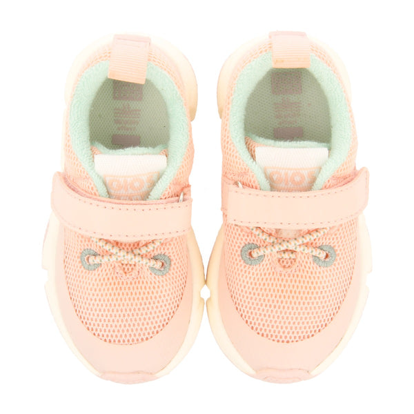 SNEAKERS ROSAS CON ACENTOS DE COLOR PARA BEBÉ YULEE